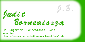 judit bornemissza business card